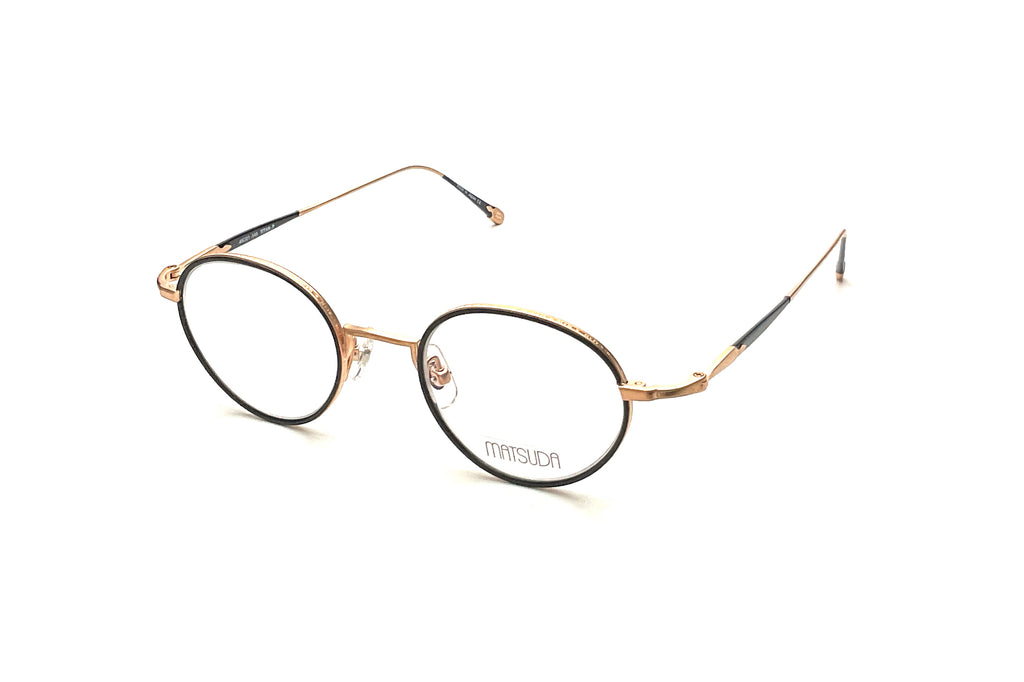 メガネ MATSUDA Matsuda - 10189H-I.RX - matte rose gold matte bl Matsuda - 10189H-I (Matte Rose Gold/Matte Black) – Good See Co.