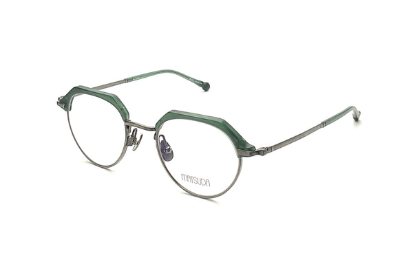 Matsuda - M2064 (Matte Bottle Green/Antique Silver)