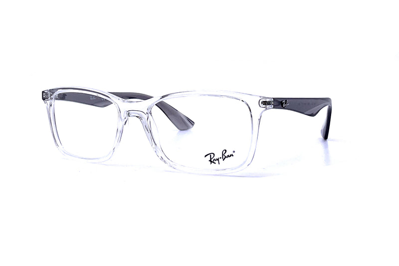 Ray-Ban - RB7047 Optics [Large] (Polished Transparent)