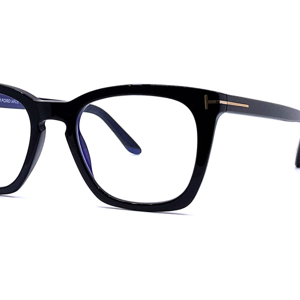 Tom Ford - Blue Block Square Opticals TF5736-B (Shiny Black