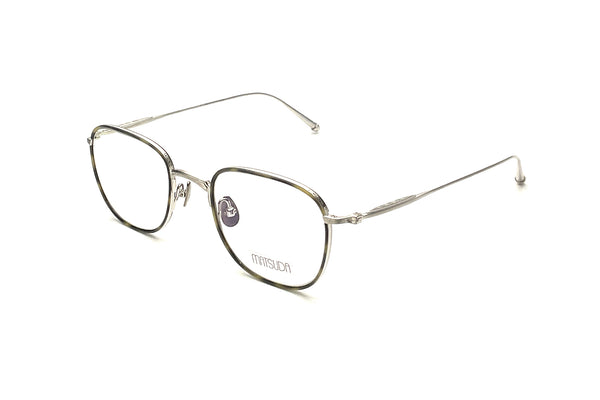 Matsuda - M3090-I (Brushed Silver/Khaki Tortoise)