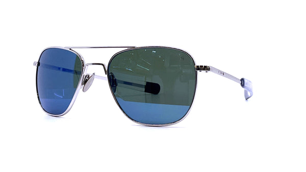 Randolph - Aviator (23k White Gold | Cobalt Polarized)