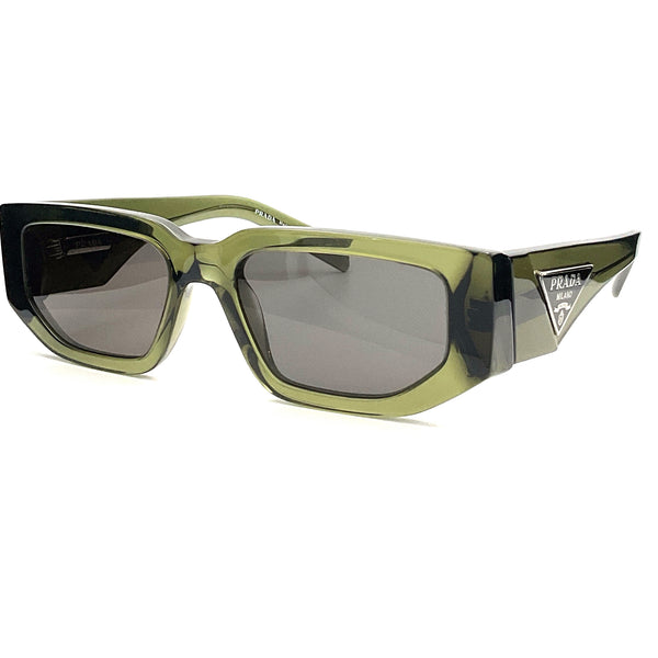 サングラス PRADA Army Green Acetate Sunglasses Military Green Lenses Prada Symbole Sunglasses | PRADA