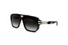 Maybach Eyewear - The Hustler I (Palladium Plated / Black / Olive Black Marbled | Blue Grey Gradient)