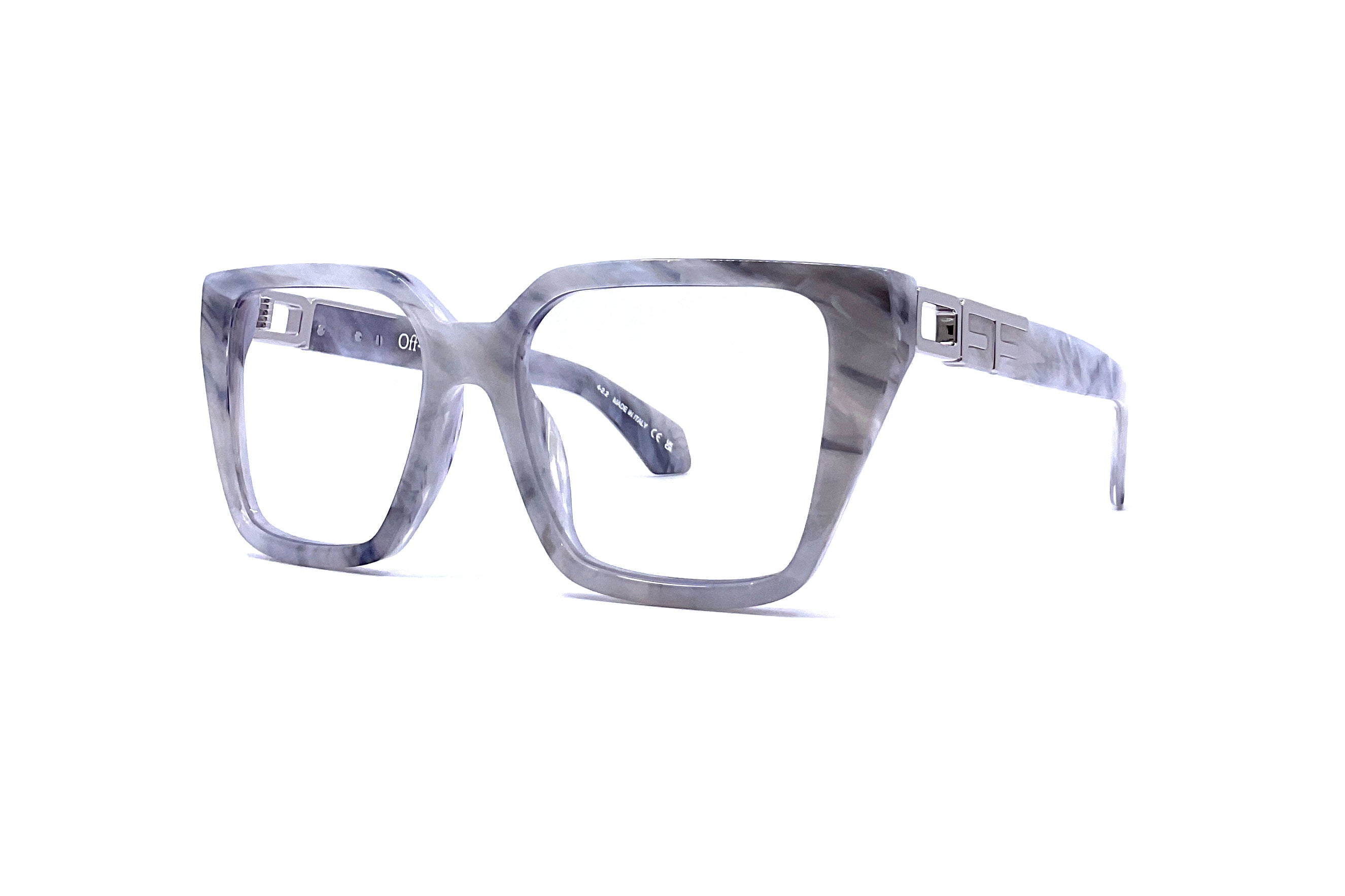 メガネ Off-White Off White - OPTICAL STYLE 13 - marble Off-White Optical Style 13 Glasses | italist