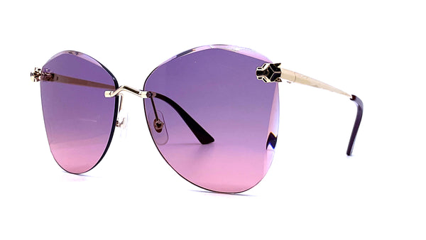 purple cartier glasses