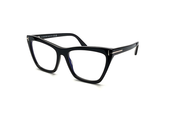 Tom Ford - TF5971-B (Shiny Black) + Sun Clip