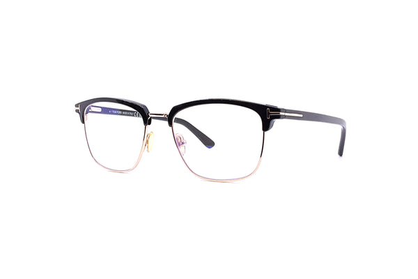 Tom Ford - TF5683-B  (Shiny Black) + Sun Clip (Gold)