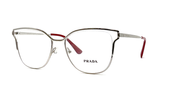 Prada - VPR 54U (Silver/Red)