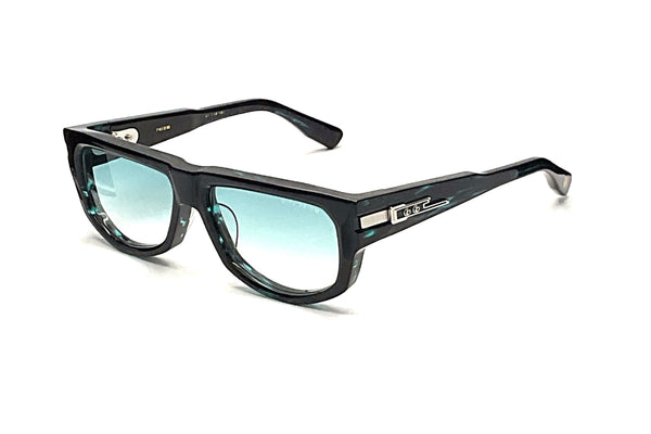 Dita - Pridm (Storm Swirl/Silver/Green | Dark Turquoise to Clear Gradient)