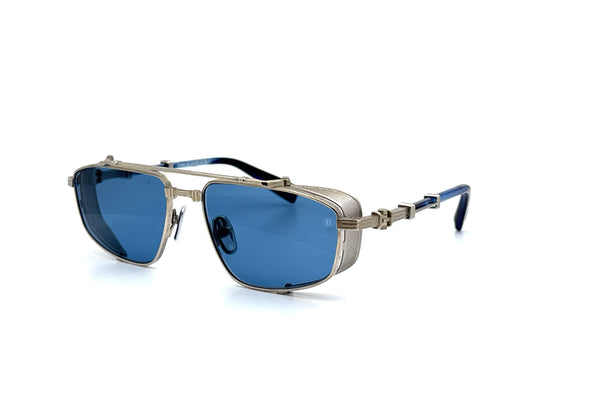 Balmain - Brigade V (Silver w/Black Rhodium | Blue Swirl)