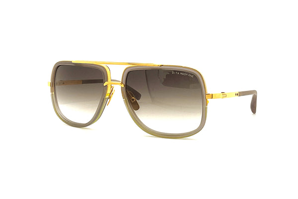 Dita - Mach-One (Satin Crystal Grey/Yellow Gold)