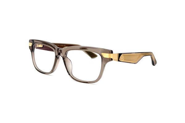 Maybach Eyewear - The Agent I (22k Mellow Gold Plated / Warm Grey Transparent)