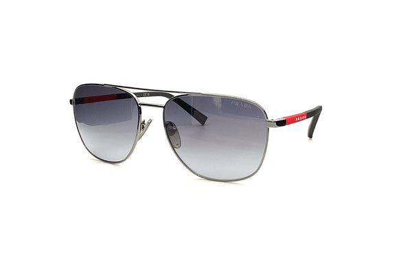美品 PRADA SPORTS SPS541 ガンメタル ツーブリッジ グレー Prada - SPS 54Z (Gunmetal) – Good See Co.