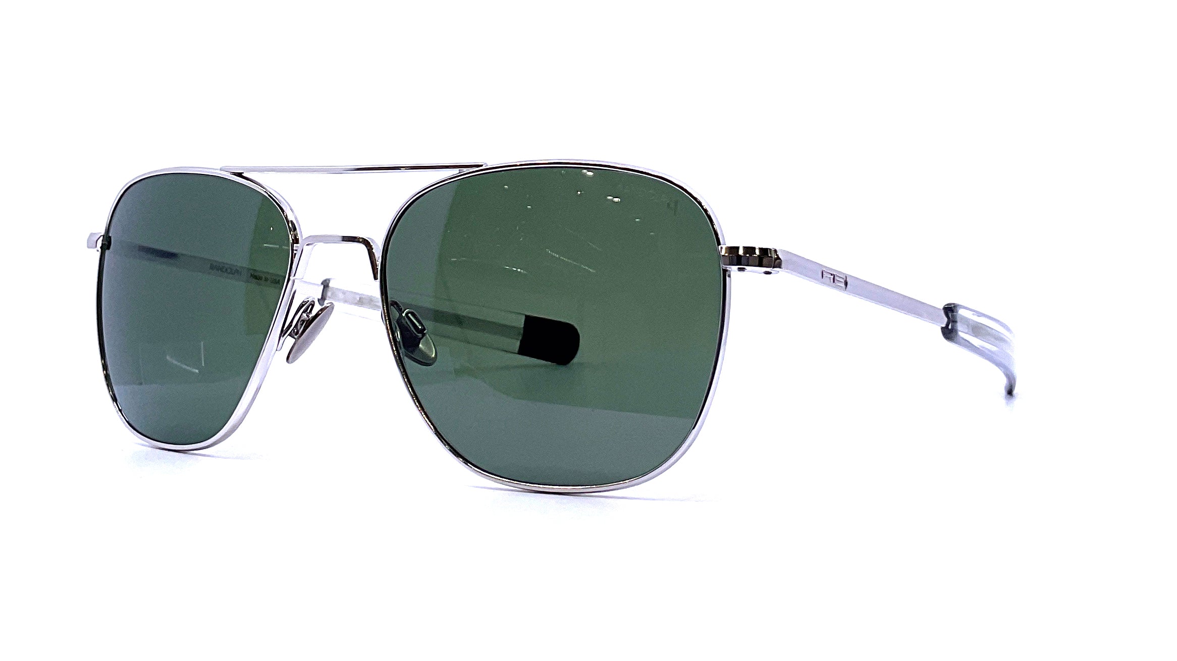 Randolph - Aviator Large (23k White Gold | AGX Polarized