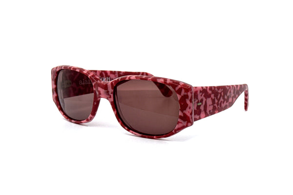 Alain Mikli - 309172 (Pink With Spotted Burgundy w/Brown Lens)