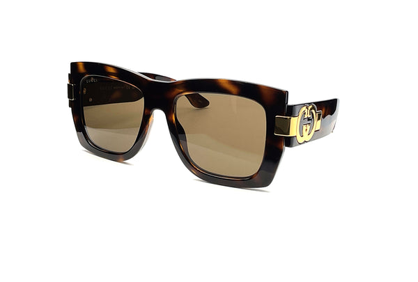 Gucci - GG1688S (Dark Brown Havana/Gold)