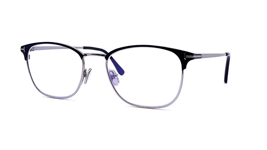 Tom Ford - Blue Block Square Opticals TF5750-B (Black) – Good See Co.