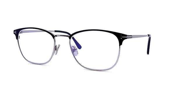 【新品未使用】TOM FORD TF5750-B 002 メガネフレーム Tom Ford - Blue Block Square Opticals TF5750-B (Black) – Good See Co.