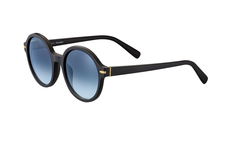 SERENGETI Joan SS577004 Polarized Blue Gradient Sunglasses Matte Black Serengeti SS577004 Sunglasses main image 3