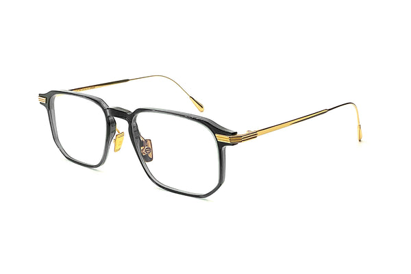 Cutler and Gross - 0007 (Black on 24K Yellow Gold + 18K Rhodium)