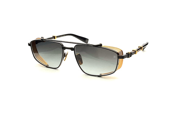 Balmain - Brigade-V (Matte Black/Gold 18k | Solid Shiny Black)