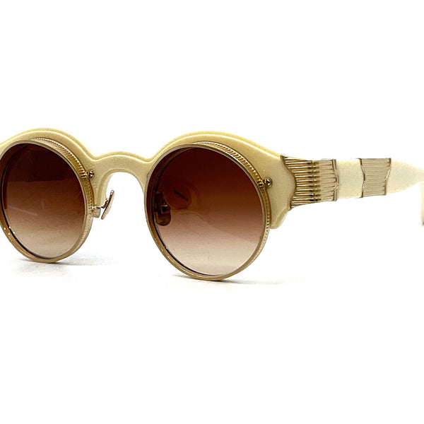 Matsuda - 10605H [43] (Brushed Gold/Matte White) – Good See Co.