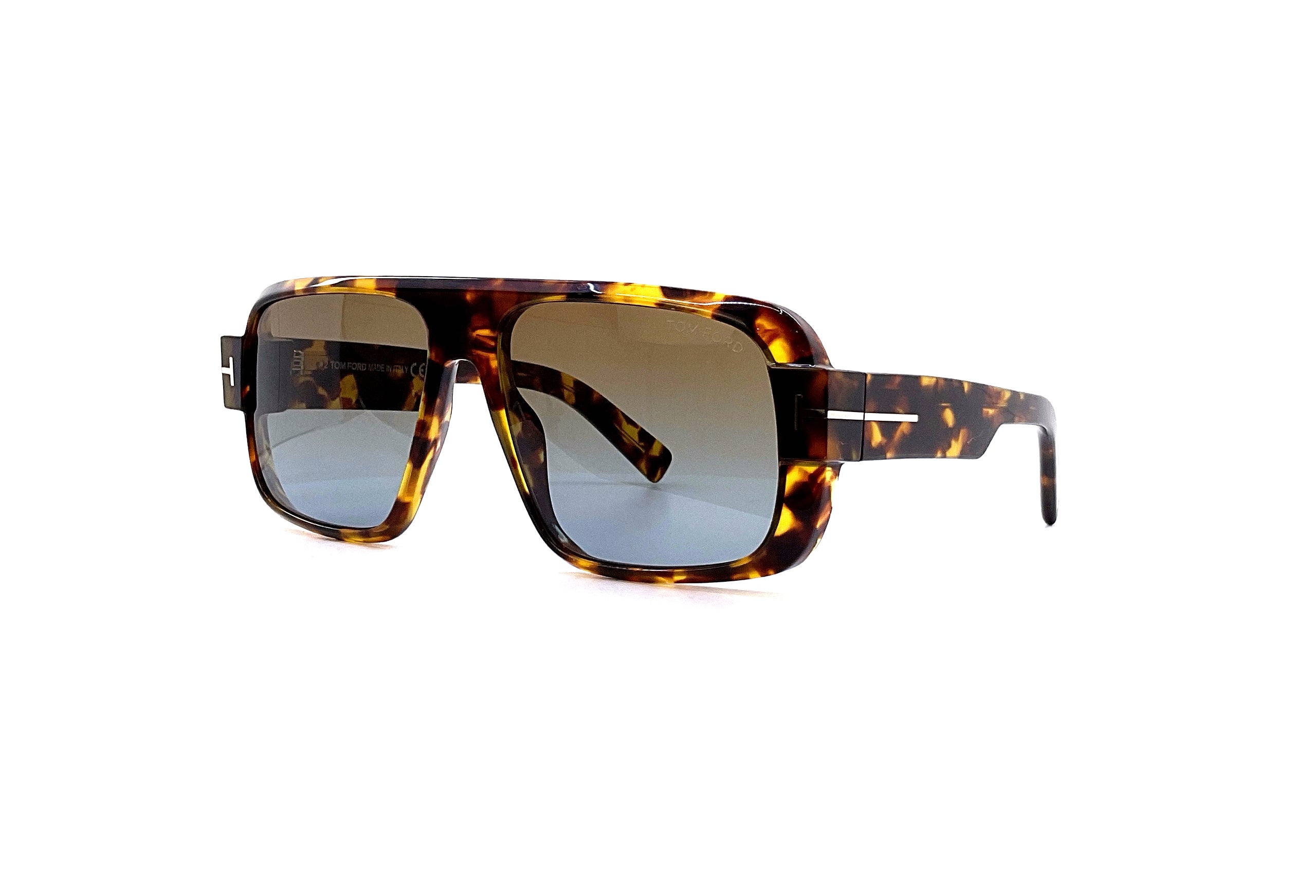 TOM FORD◆ Retro sunglasses Olive Crystal RIVER VINTAGE SQUARE SUNGLASSES | Tom Ford Fashion