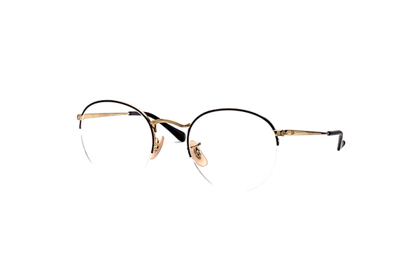 Ray-Ban - Round Gaze (Polished Black On Gold)