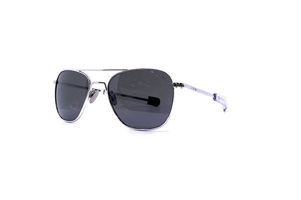 Randolph - Aviator (23k White Gold | American Gray Polarized)