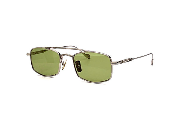 Jeweled Collection - Cutler and Gross - The Great Frog Bowie (Silver/Green) with 0.24ct Diamonds