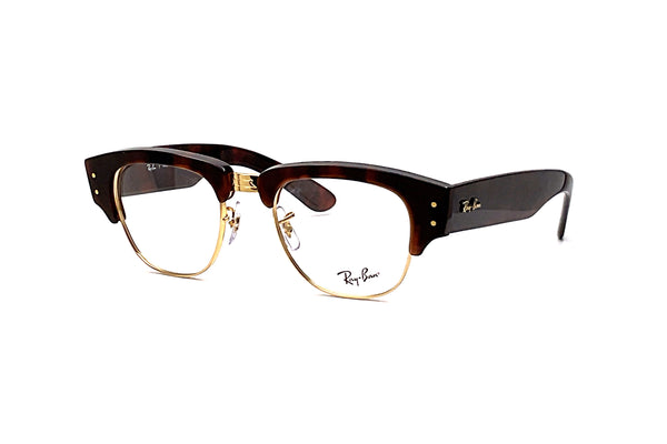 Ray-Ban - Mega Clubmaster Optics (Polished Tortoise on Gold)