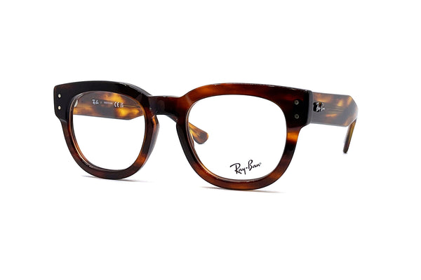 Ray-Ban - Mega Hawkeye Optics [Medium] (Polished Striped Havana)