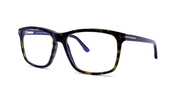 Tom Ford - Blue Block Square Opticals TF5479-B (Dark Havana)