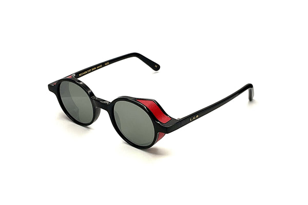 L.G.R - Reunion Explorer Skin [46] (Black 01/Red Leather | Flat Silver Mirror)