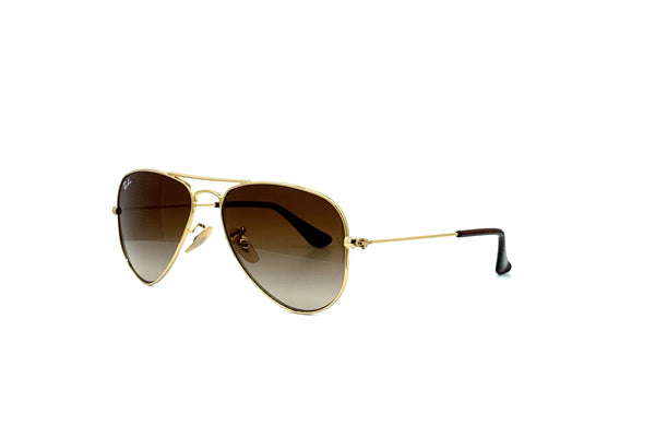 Ray-Ban - Aviator Kids [52] (Arista Gold | Brown)