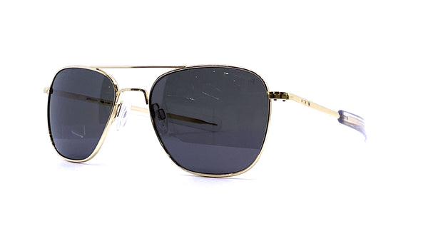 Randolph - Aviator (23k Gold | American Gray Polarized)