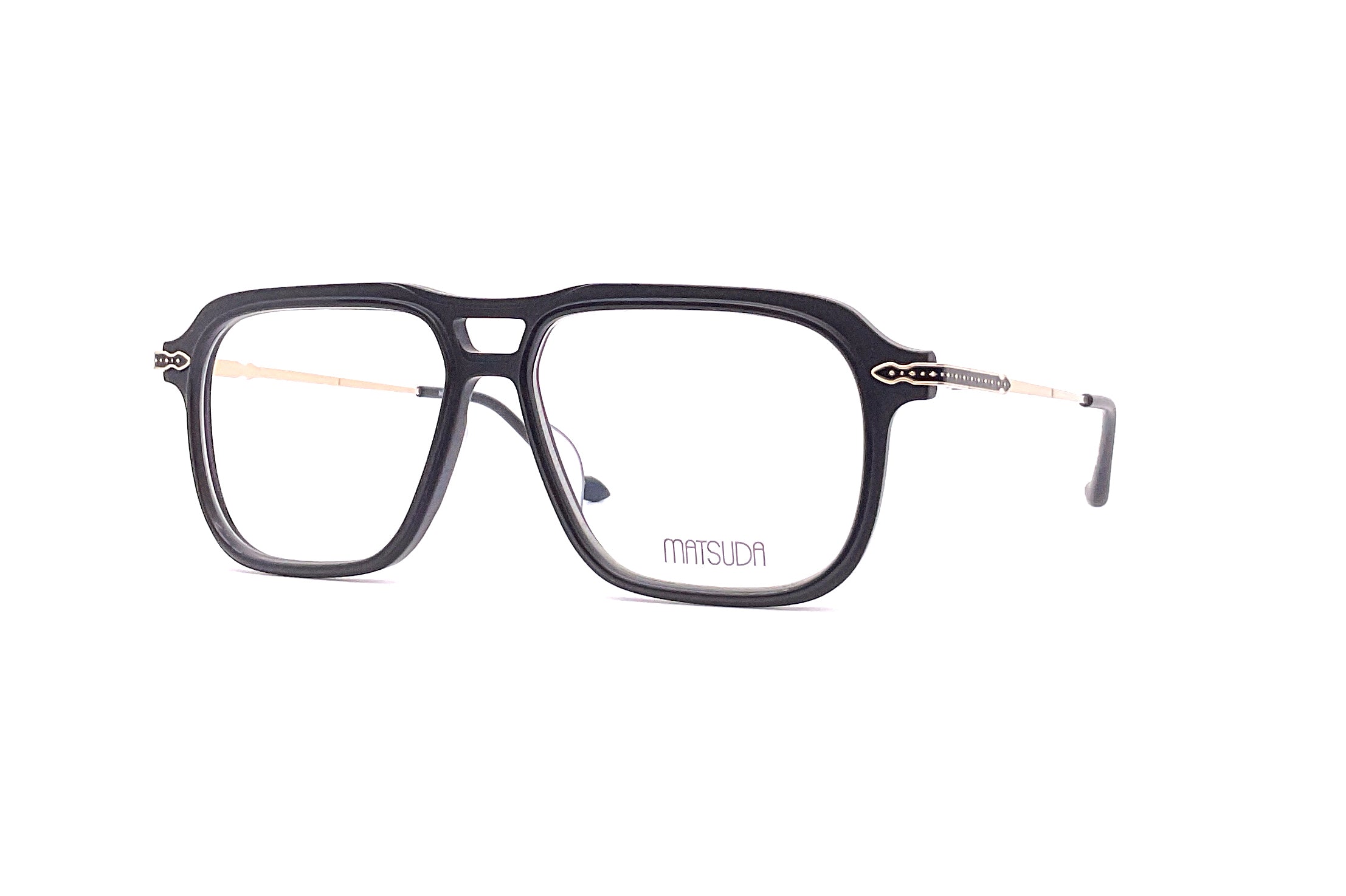 メガネ MATSUDA Matsuda - M2062.RX - mbk-bg Matsuda M2062 MBK-BG Glasses - US