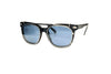 Vuarnet - VL1407 (Black/Silver) + Clip On (Pure Grey Blue Polar)