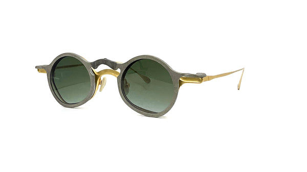 Rigards - RG1924TI (Gold) + Sun Clip (Grey | Green Gradient)