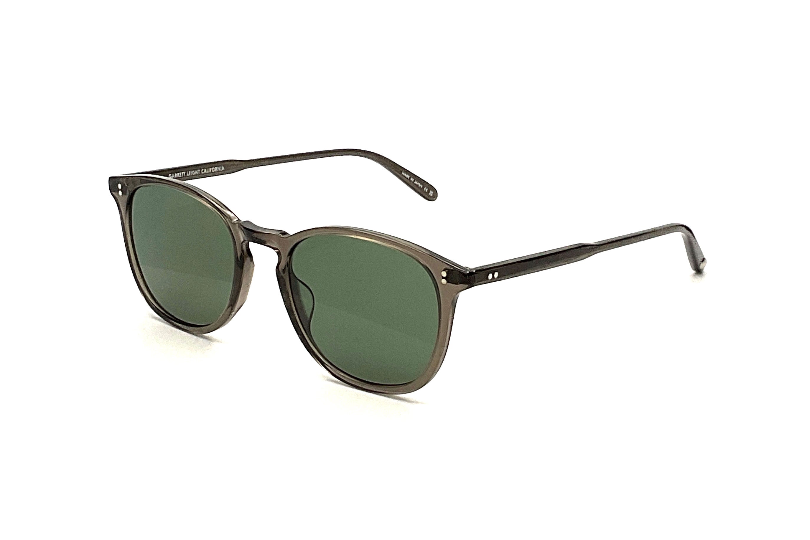 Garrett Leight - Kinney (Black Glass | Semi-Flat Pure G15) – Good