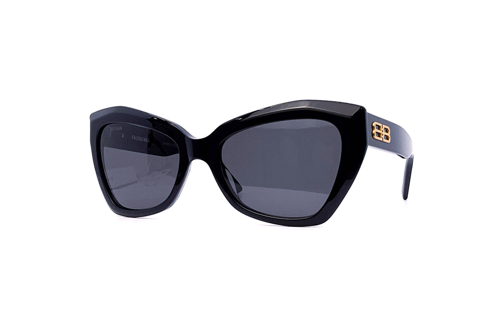 BALENCIAGA キャットアイブラックサングラス BB0271S Amazon.com: Balenciaga Cat Eye-Frame Recycled Acetate