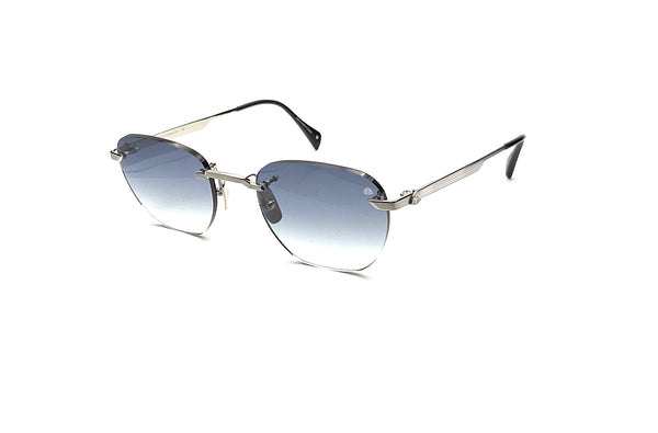 Maybach Eyewear - The Wolf II (Palladium Plated | Black | Light Blue Gradient)