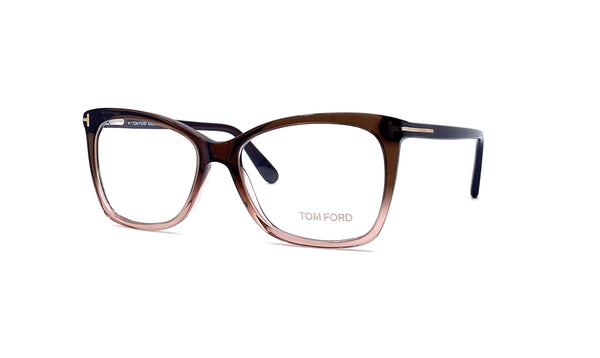 Tom Ford - Thin Butterfly Opticals TF5514 (Transparent Brown)