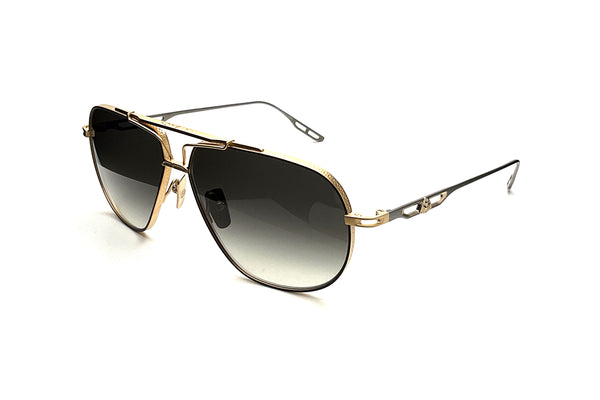 Maybach Eyewear - The Commander I (Ruthenium Plated/22k Mellow Gold Plated | Blue/Grey Gradient)