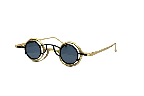 Rigards - RG0105TI (Antique Gold) + Sun Clip (Black | Blue)
