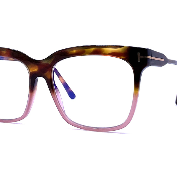 Tom Ford - Blue Block Square Opticals TF5768-B (Shiny Dark  display picture 1