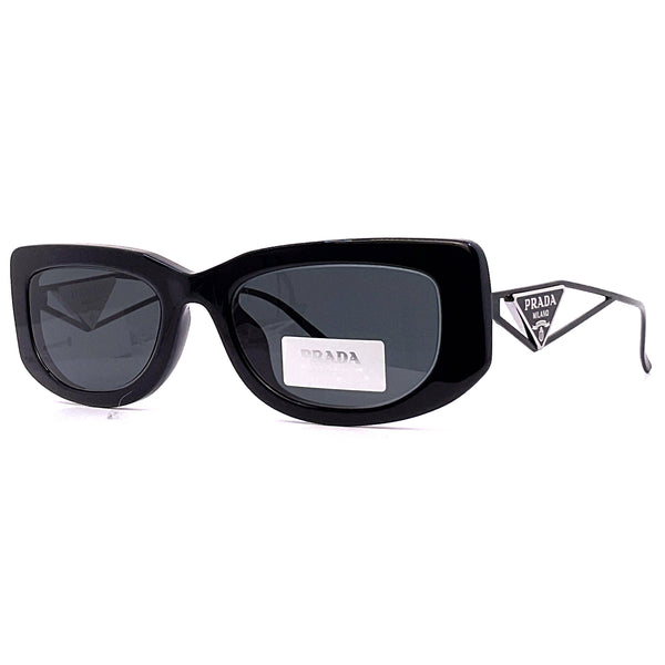 Prada SPR14Y 53mm Black Sunglasses Authentic, Used, For Parts/Repair Prada PR 14YS Black/Pink (1AB30L) Sunglasses | eBay main image 4