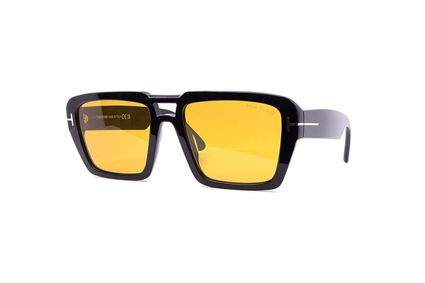 Tom Ford - Redford TF1153 (Shiny Black | Yellow Light Mirror)