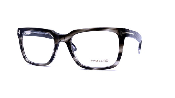 Tom Ford - Square Optical Frame TF5304 (Shiny Striped Grey)